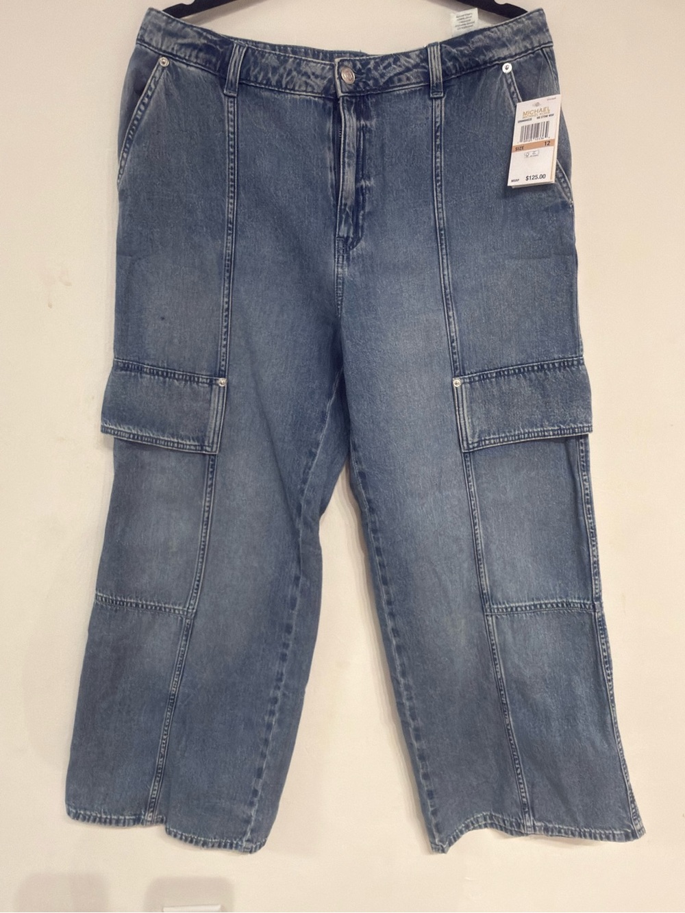 MICHAEL Michael Kors Selma Wide Leg Jeans in women’s size 12.